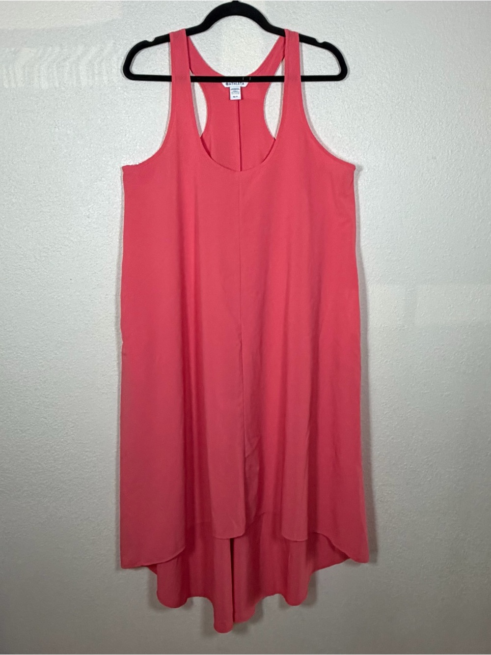Athleta Presidio Midi Hi Low Dress M Lightweight Breezy Athletic Pockets Sporty